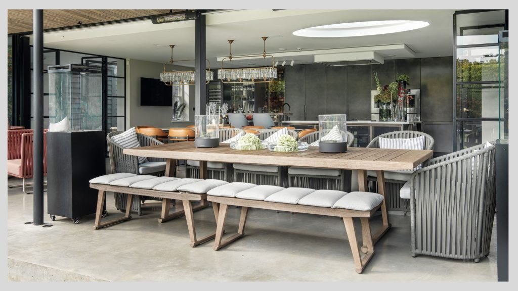 mid century modern dining room