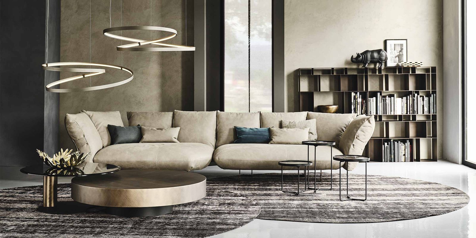 Arena design coffee table Cattelan Italia